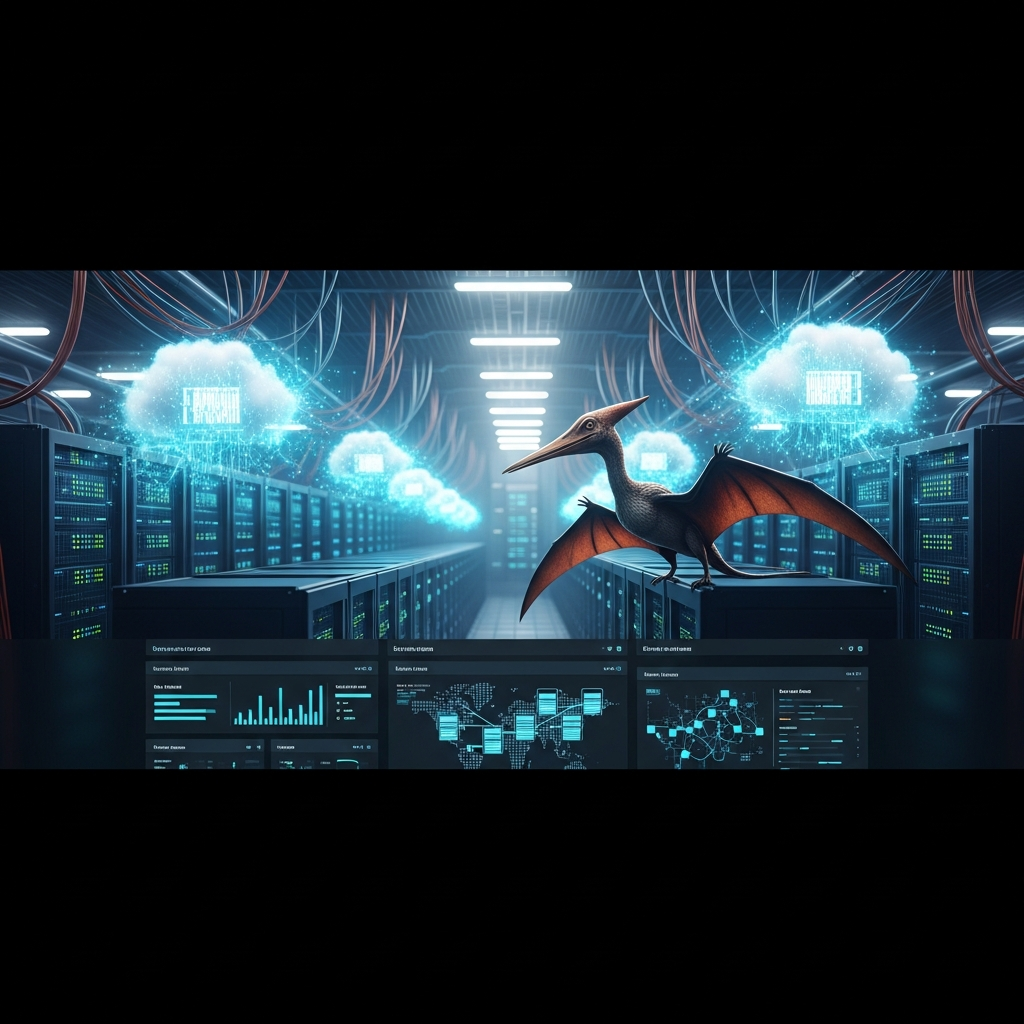 Illustration immersive du sujet : Pterodactyl protection DDoS