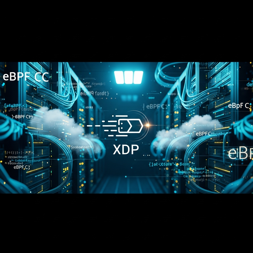 Illustration immersive du sujet : XDP filter before kernel