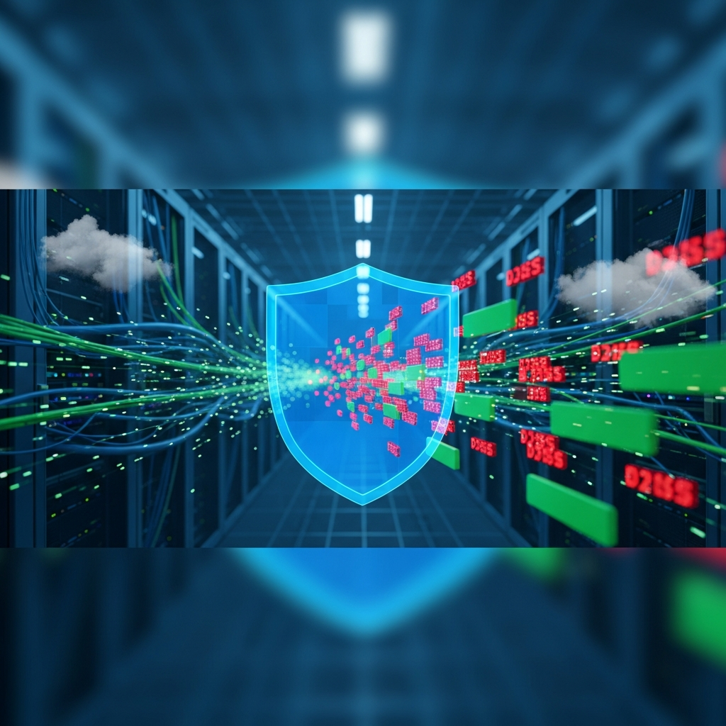 Illustration immersive du sujet : secure OVH VPS DDoS