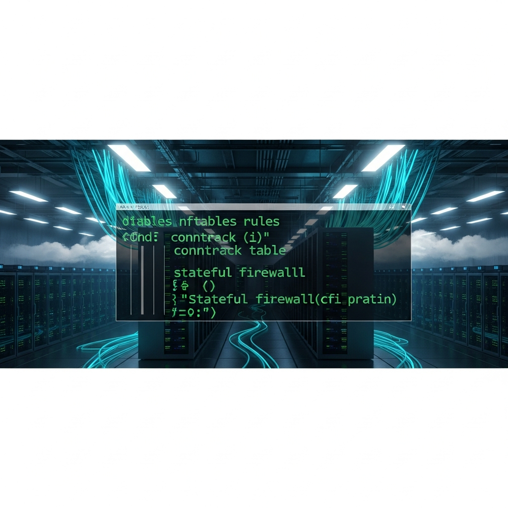Illustration immersive du sujet : règles nftables serveur jeu