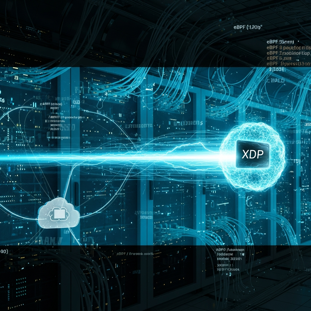 Illustration immersive du sujet : block packets XDP