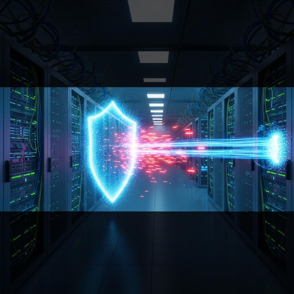 Illustration immersive du sujet : protection DDoS ARK