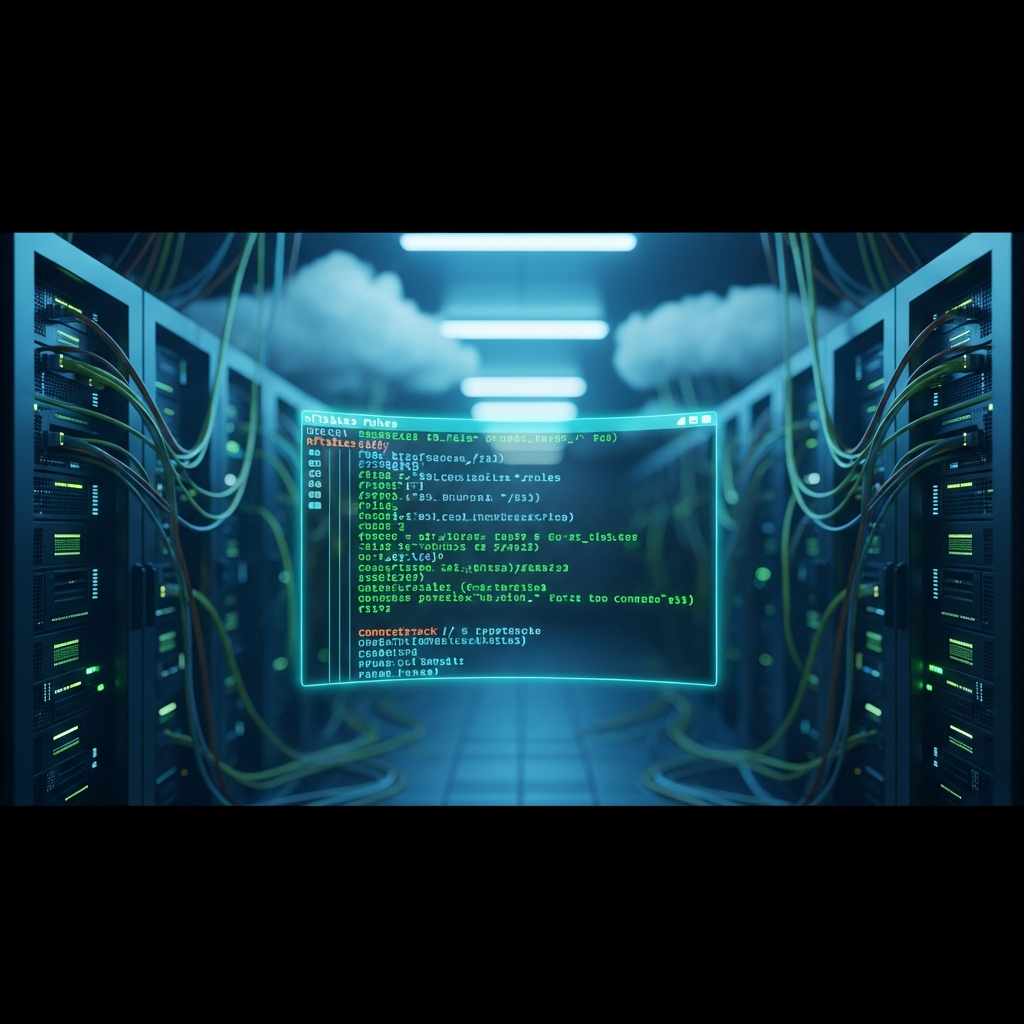 Illustration immersive du sujet : nftables rate limiting