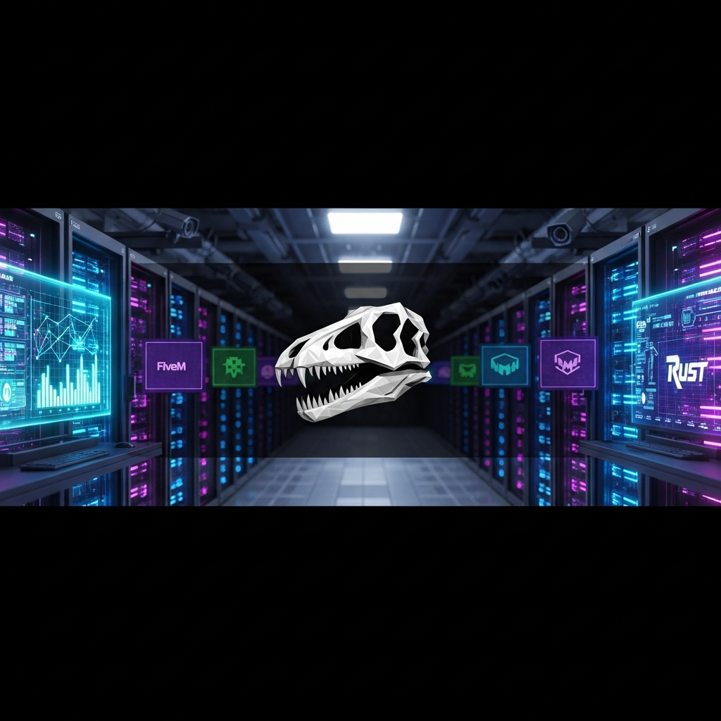 Illustration immersive du sujet : ARK Survival Ascended DDoS