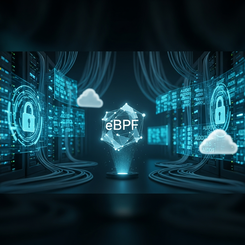 Illustration immersive du sujet : eBPF server security