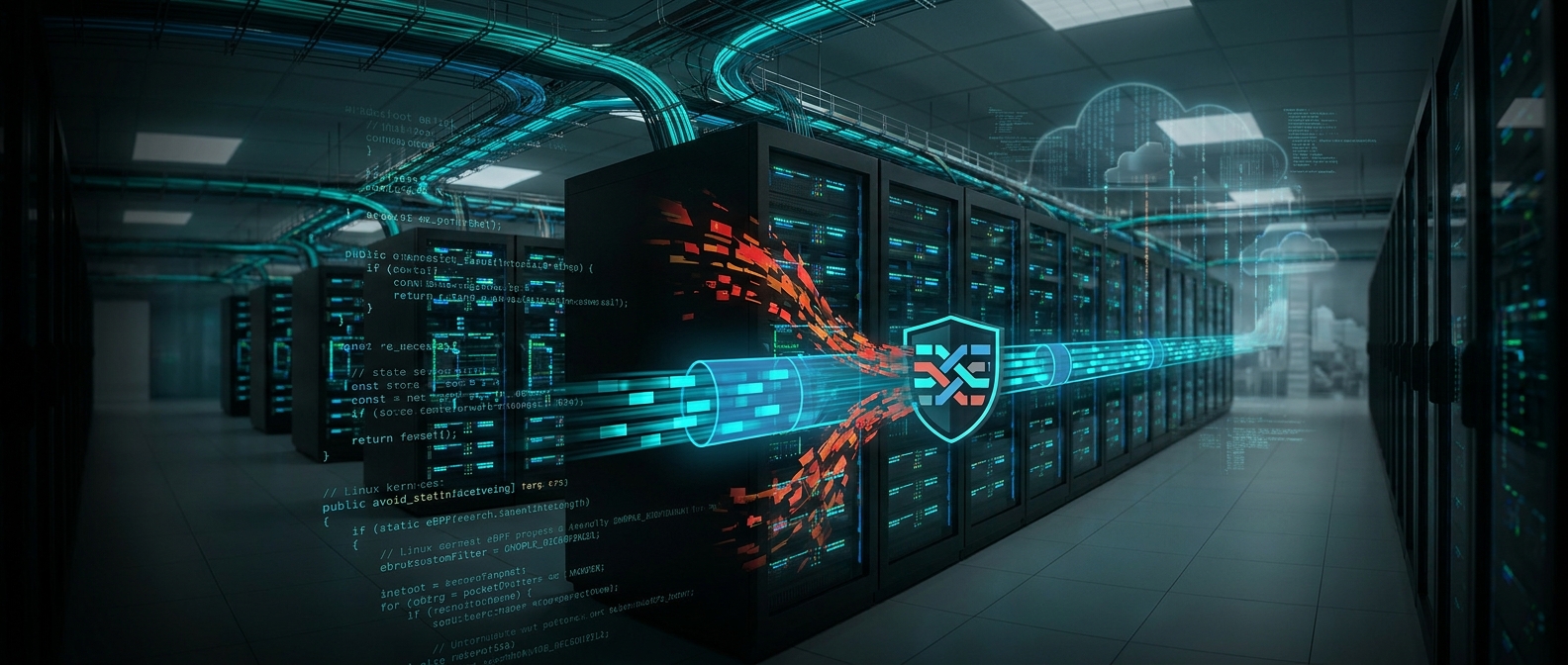 Illustration immersive du sujet : botnets IoT XDP
