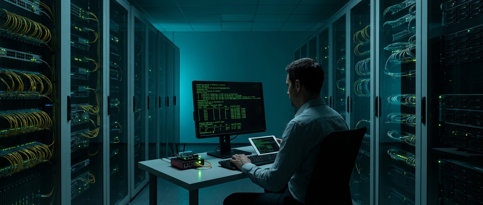 Illustration immersive du sujet : règle nftables